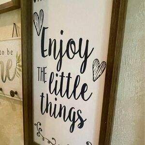 Framed Wall Art with Inspirational Quote